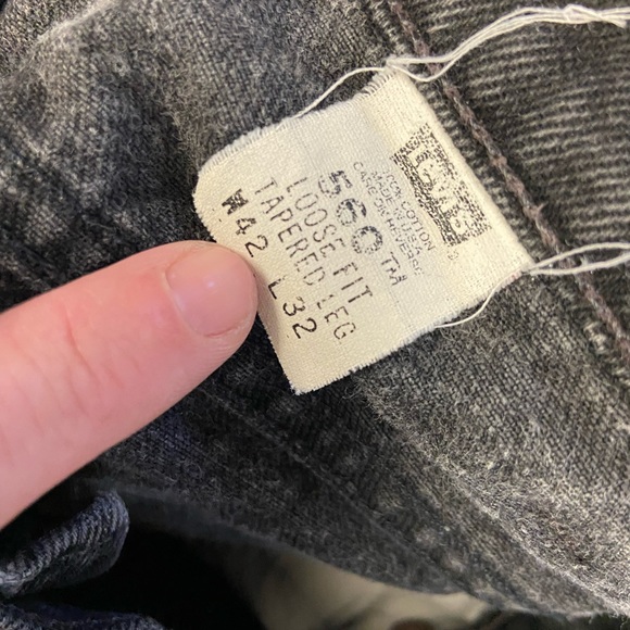 Vintage Levi’s 560 Black High Waisted Jeans - Picture 9 of 13